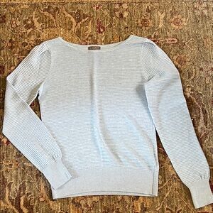 Lilla P Light Blue Women's Crew Neck Sweater